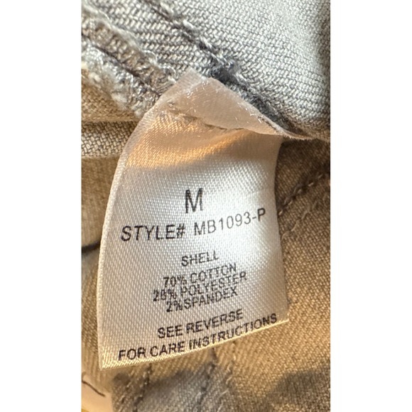 Oli & Hali Wide Leg Denim Baggy Jeans Peace Signs Patchwork Medium Distressed - Picture 6 of 8